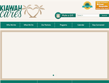 Tablet Screenshot of kiawahcares.org